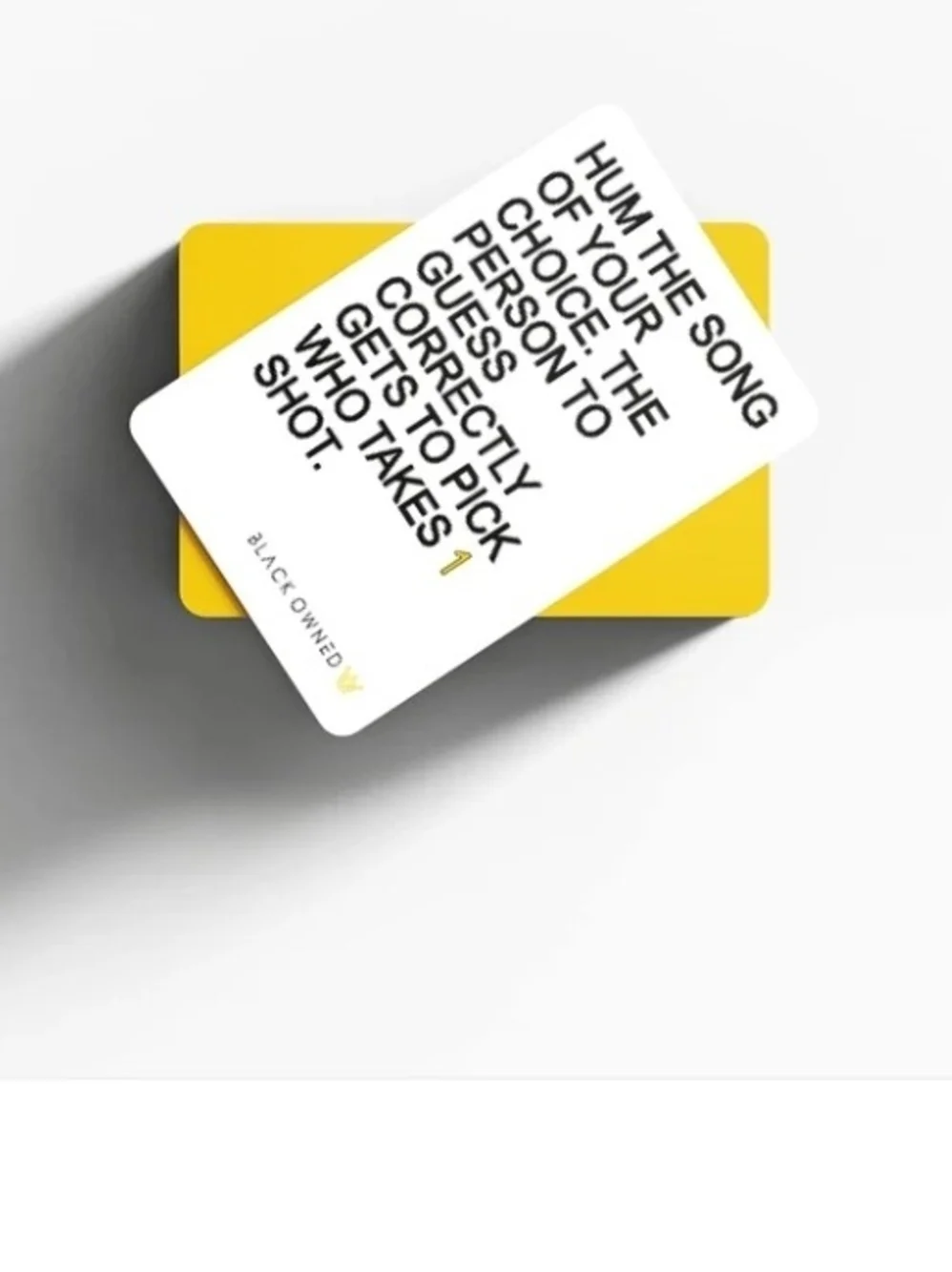 The Party Starter Edition - Yellow Drinking Party Card Game
